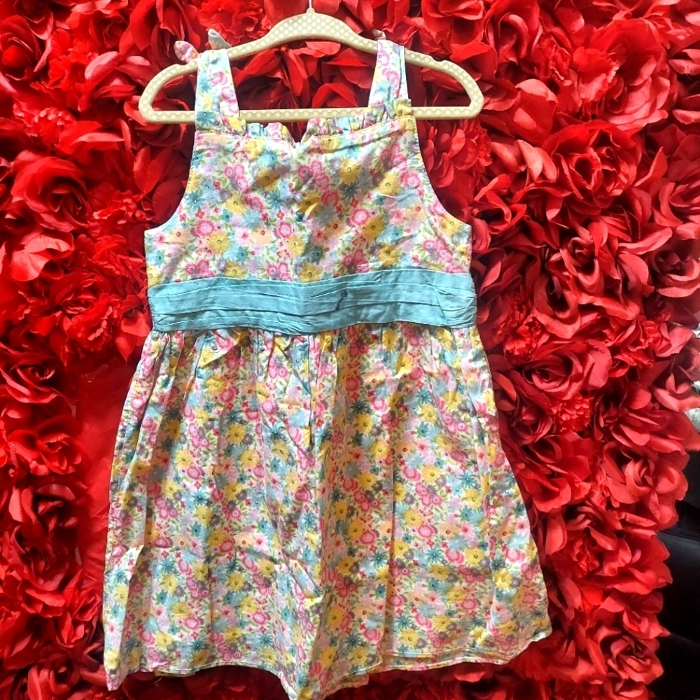 OSH KOSH Size 3T Floral Dress Stain on waistband